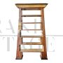 Art deco trapezoid bookcase in birch briar