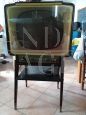 Radio Marelli vintage TV from the 60s with original support                            