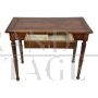 Antique wooden game table with drawer