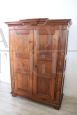 Antique 18th century wardrobe or pantry in solid walnut