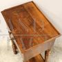 Antique Louis Philippe period bedside table or side table in walnut, 19th century