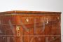 Antique Italian Umbrian sideboard from the Empire era in walnut, 1830