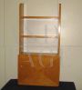 Vintage hanging bookcase from the 1960s, Italian mid century