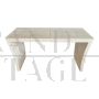 Art deco style parchment console                            