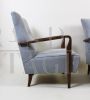 Pair of 1940s Art Deco armchairs Attr. Cassina Technical Studio