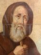 Antique painting from the 17th century depicting Saint Francis of Paola