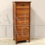 Single-roller-shutter-office-filing-cabinet-in-oak