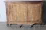 Antique Louis Philippe capuchin chest of drawers in walnut with briarwood drawers