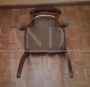 Antique 19th century padded desk chair