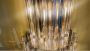 Pair of luxury slatted Murano glass wall lights