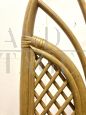 Vintage bamboo and rattan screen from the 1960s