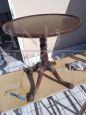 Antique smoking table with tray top, 19th century