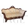 Antique Louis Philippe sleigh sofa, mid 19th century