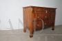 Antique Italian Empire chest of drawers from the early 19th century in walnut