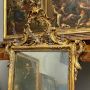 Antique mirror from the end of the 19th century - Louis XVI in carved and gilded wood