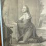 Antique drawing with Sister Virginia Centurione, founder of the Brignoline order