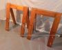 Pair of vintage 1970s freestanding trestles