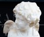 Antique sculpture of Cupid in alabaster, France 19th century