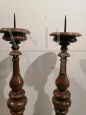 Pair of 17th century candlesticks