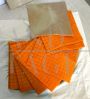 6 sheets of orange Bisazza mosaic, original from the 1990s