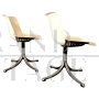 Set of three Modus office chairs by Osvaldo Borsani for Tecno, 1960s