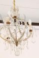 Antique Maria Theresa crystal chandelier