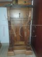 Pair of antique bedside tables from the late 19th century with gray marble top