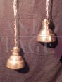 Pair of Foscarini industrial pendant lamps for Diesel, 2000s