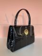 Vintage black crocodile bag