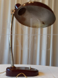 Seminara brown office lamp, 1960s