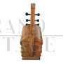 Art Deco dresser in briar in the shape of a double bass