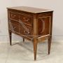 Directoire chest of drawers in mahogany, 19th century Italy