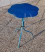 Blue Cipango outdoor side table by Emaf Progetti for Zanotta, 1980s              