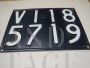 Vicenza Italian vintage car license plate