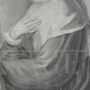 Antique drawing with Sister Virginia Centurione, founder of the Brignoline order