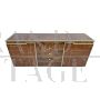 Modern art deco style sideboard in briar and brass