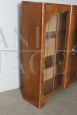 Small 1940s Art Deco display cabinet in walnut