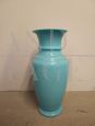 French Art Nouveau vase in light blue glass, 1939