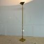 Vintage golden brass floor lamp, Italy 1970s