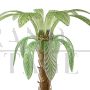 Palm tree-shaped floor lamp in green Murano glass