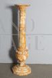 Antique yellow marble column from the 19th century