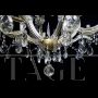 Maria Teresa chandelier with 18 lights in Bohemian crystal