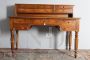 Antique wall desk from the Louis Philippe era - mid-19th century in walnut and briar