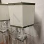 Pair of vintage plexiglass table lamps - 1960s