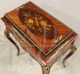 Antique Napoleon III jardiniere planter coffee table with inlays