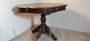 Antique violin top table from the Louis Philippe era in walnut wood