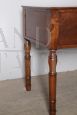 Antique Lombard desk in walnut, Louis Philippe period