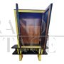 Design pantry sideboard in yellow and black glass