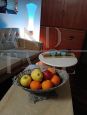 Centerpiece fruit bowl in worked pewter