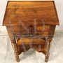 Antique Louis Philippe period bedside table or side table in walnut, 19th century